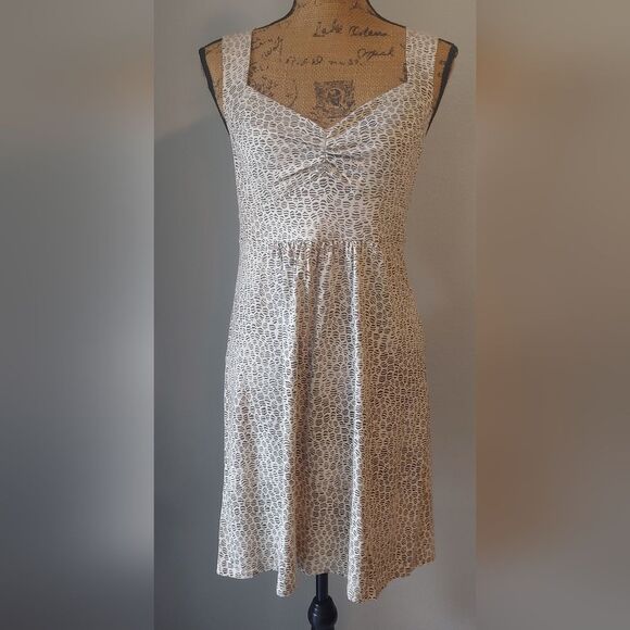 Ann Taylor Loft Sleeveless Printed Midi Dress Sz 4 - Picture 1 of 8